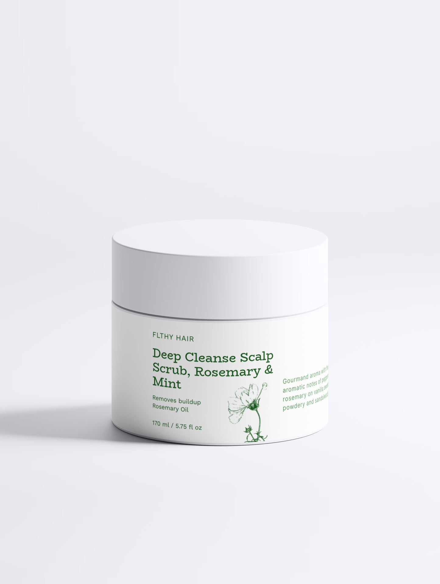 Deep Cleanse Scalp Scrub, Rosemary & Mint